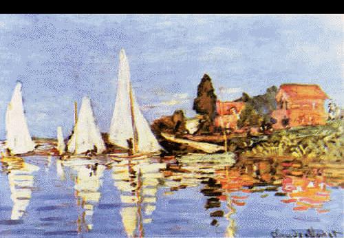 Claude Monet Regatta at Argenteuil